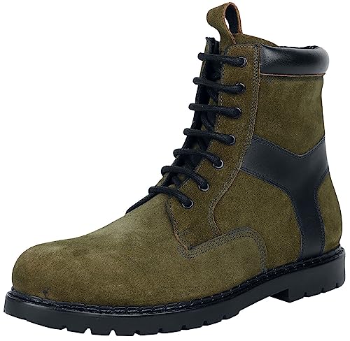 RED by EMP Herren oliv-farbene Boots aus Leder EU40 von RED by EMP