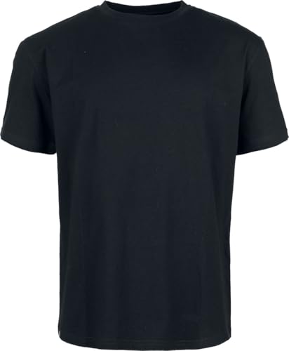 RED by EMP Herren schwarzes Basic T-Shirt aus weichem Baumwollstoff XXL von RED by EMP