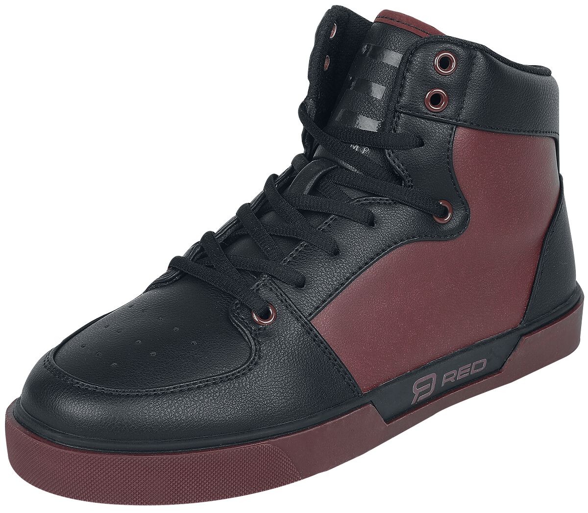 RED by EMP HighCut Sneaker Sneaker high schwarz rot in EU37 von RED by EMP