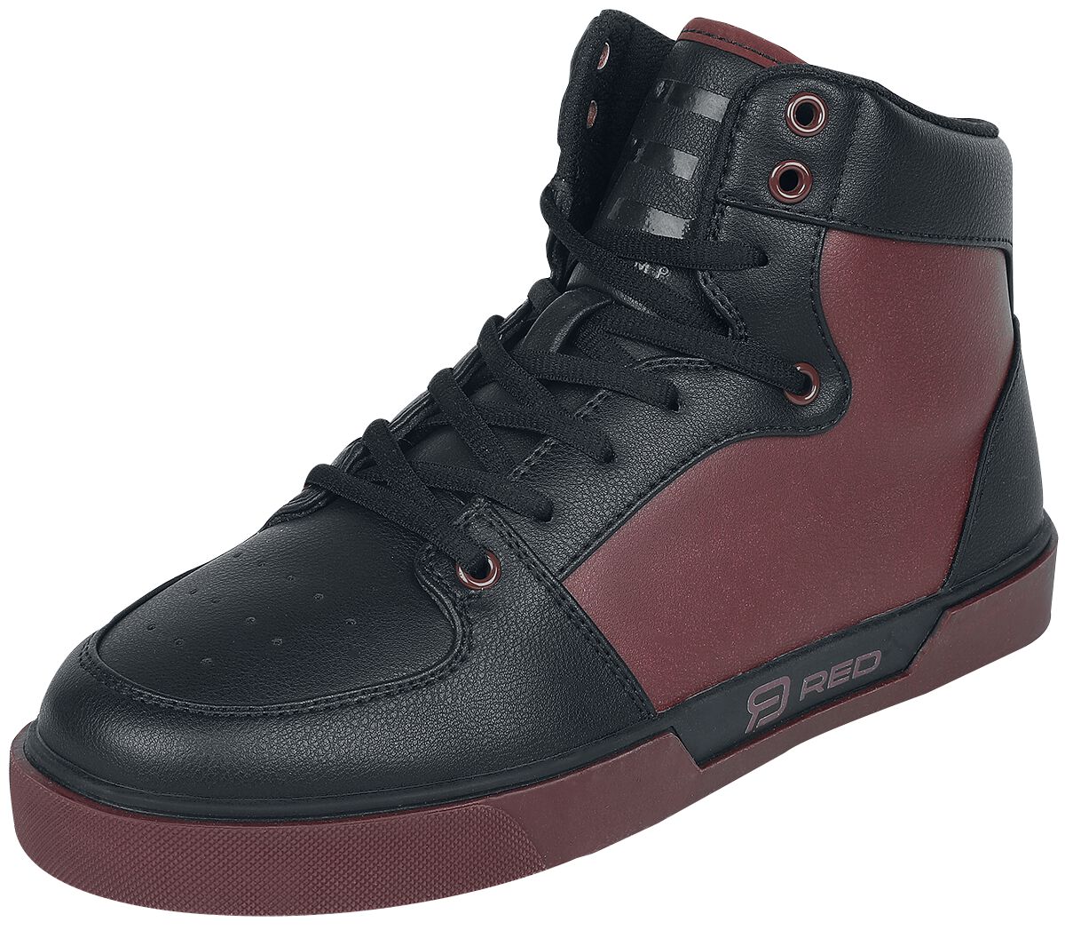 RED by EMP HighCut Sneaker Sneaker high schwarz rot in EU41 von RED by EMP
