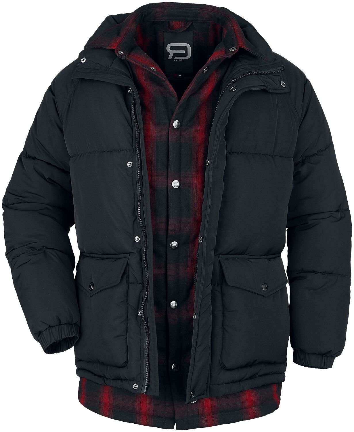 RED by EMP Jacke in Double Layer Optik Winterjacke schwarz in XXL von RED by EMP