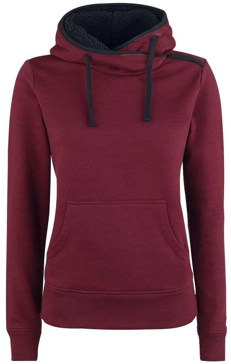 RED by EMP No Bravery Kapuzenpullover bordeaux in XL von RED by EMP