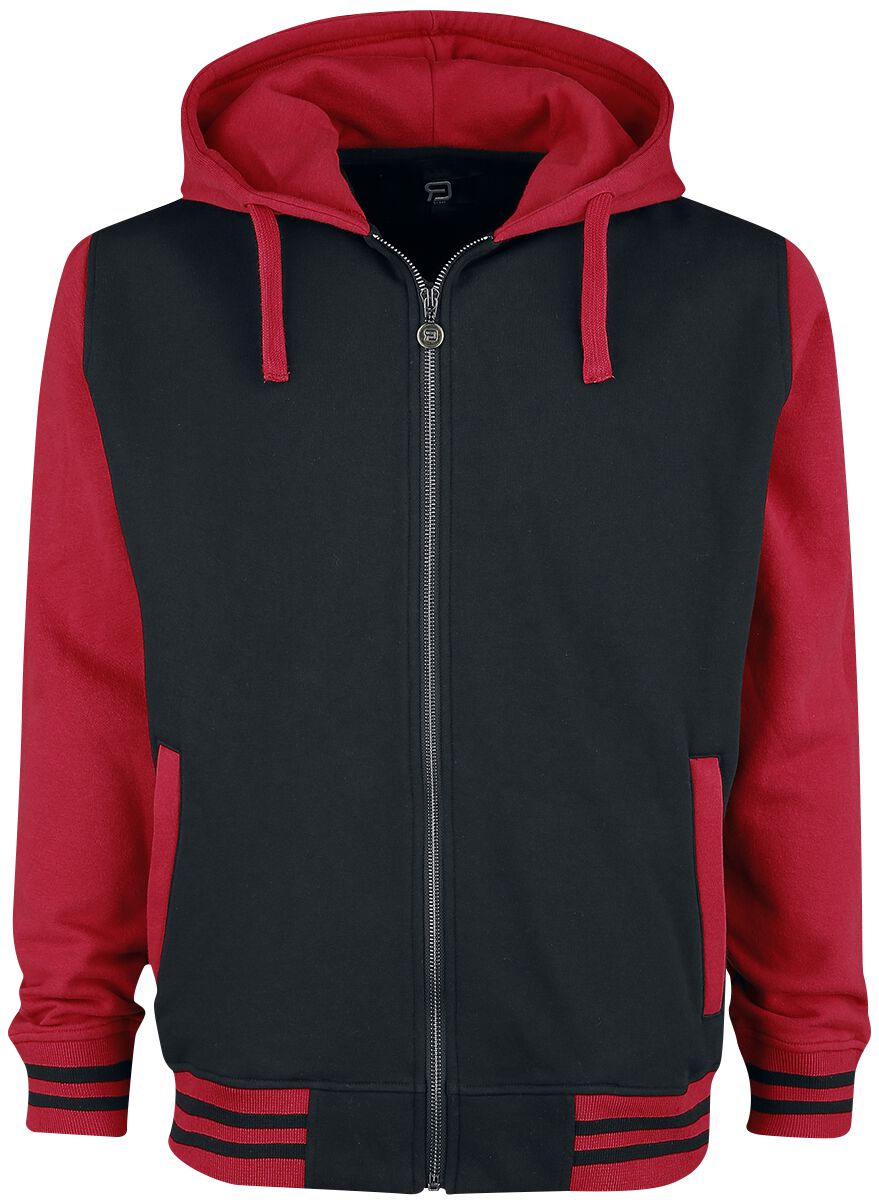 RED by EMP Playing The Blame Game Kapuzenjacke schwarz rot in L von RED by EMP