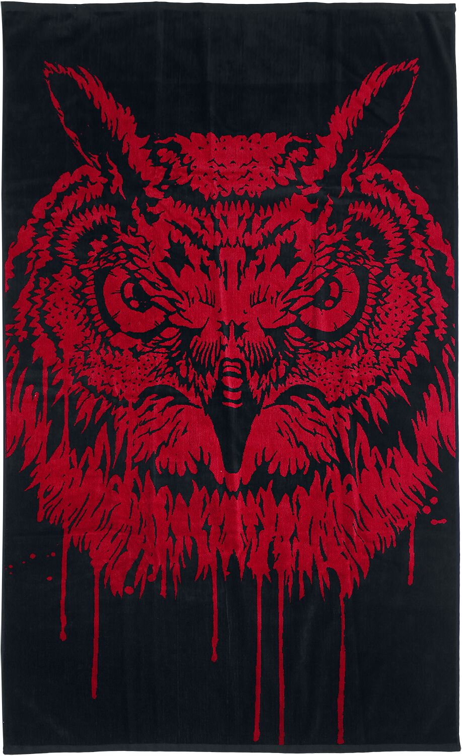 RED by EMP Scary Ram - Handtuch Badetuch schwarz rot von RED by EMP