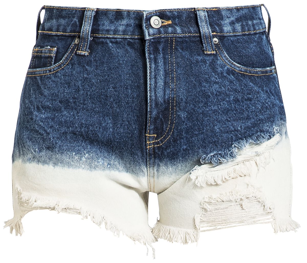 RED by EMP Shorts mit Destroyed Effekten Hotpant blau in 26 von RED by EMP