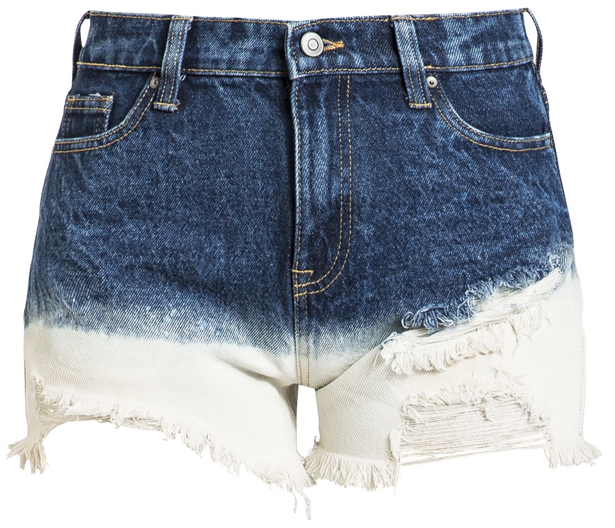 RED by EMP Shorts mit Destroyed Effekten Hotpant blau in 35 von RED by EMP