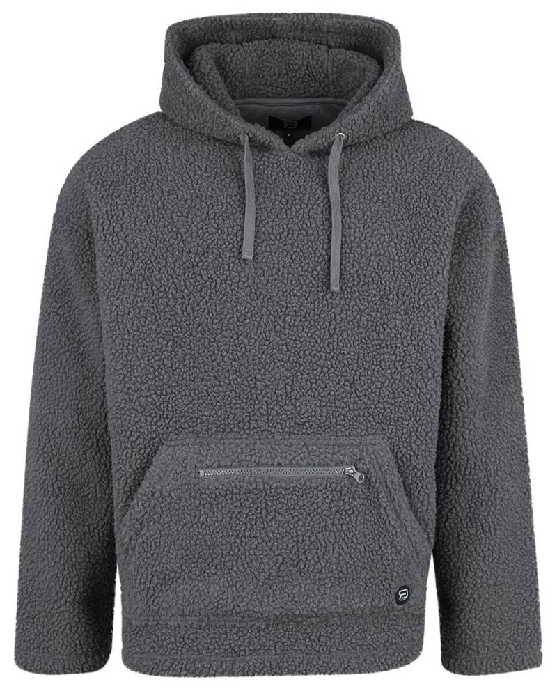 RED by EMP Teddy Fur Hoody Kapuzenpullover grau in L von RED by EMP