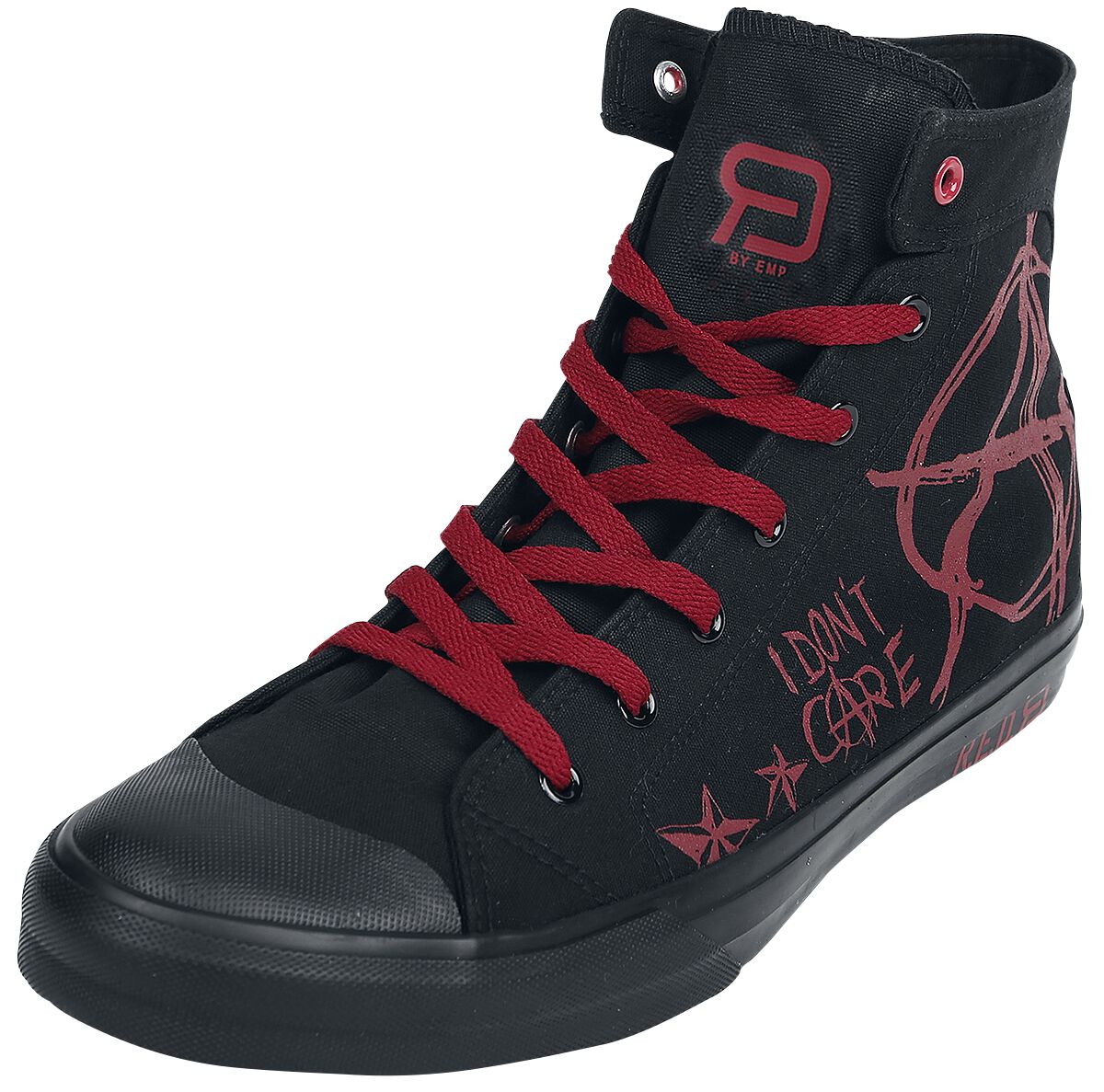 RED by EMP Walk The Line Sneaker high schwarz in EU36 von RED by EMP