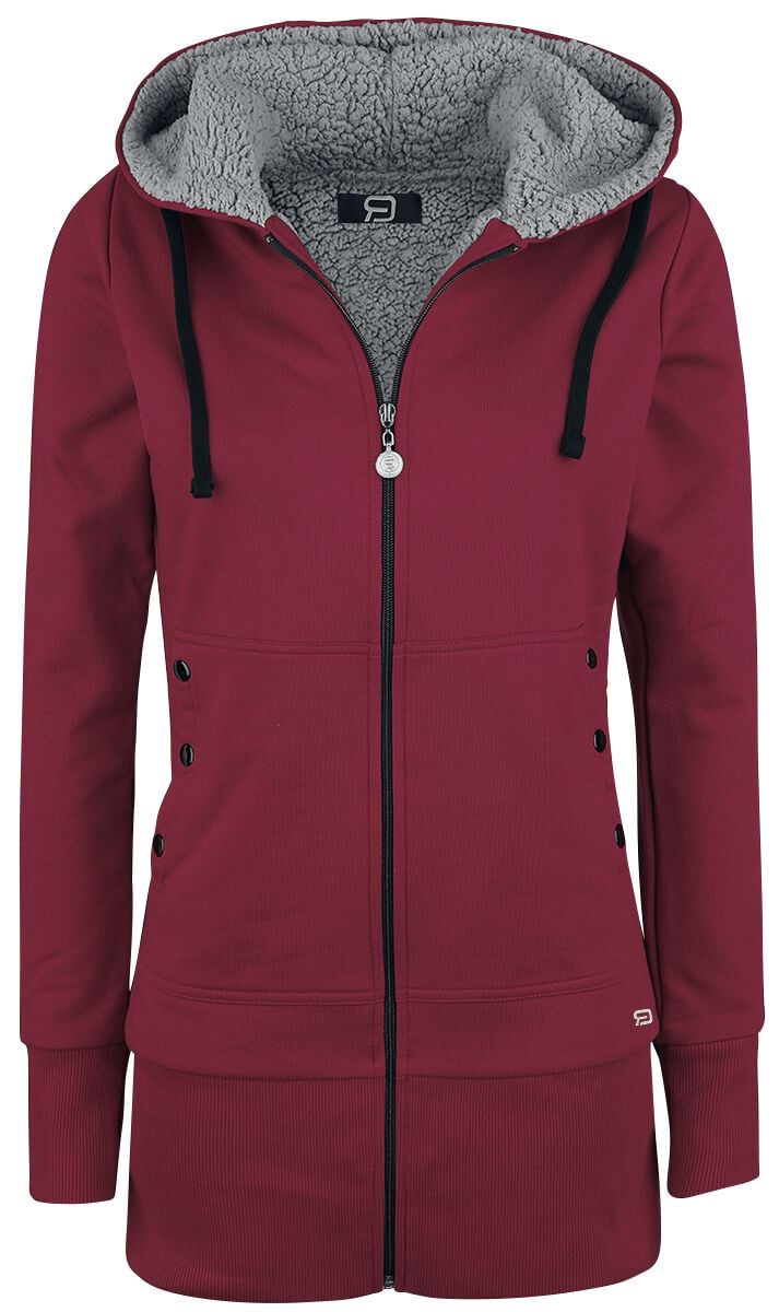 RED by EMP Warped Kapuzenjacke rot grau in 4XL von RED by EMP