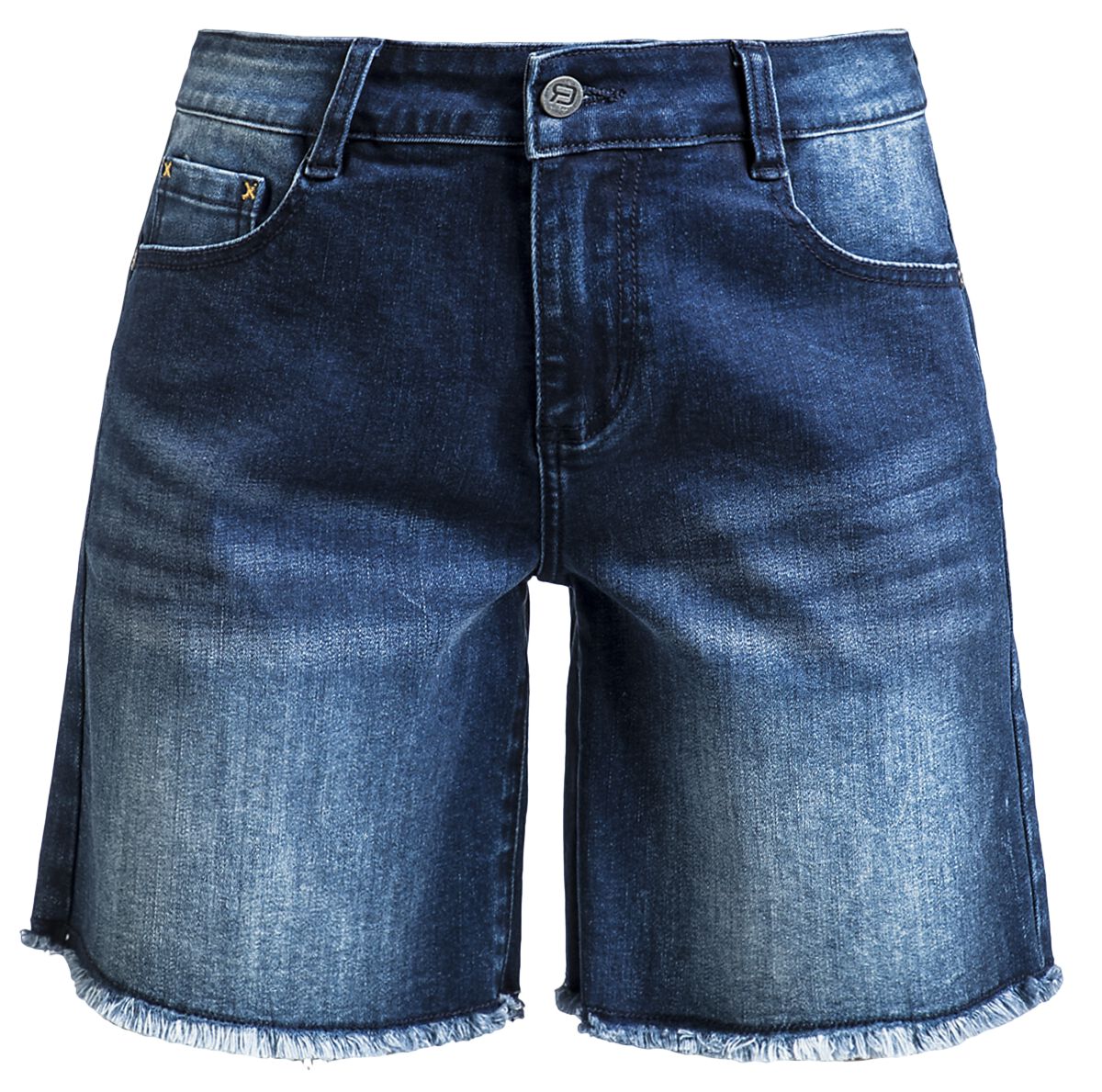 Short für Damen  dunkelblau "Jeans Shorts mit Destroy Detail" von RED by EMP von RED by EMP