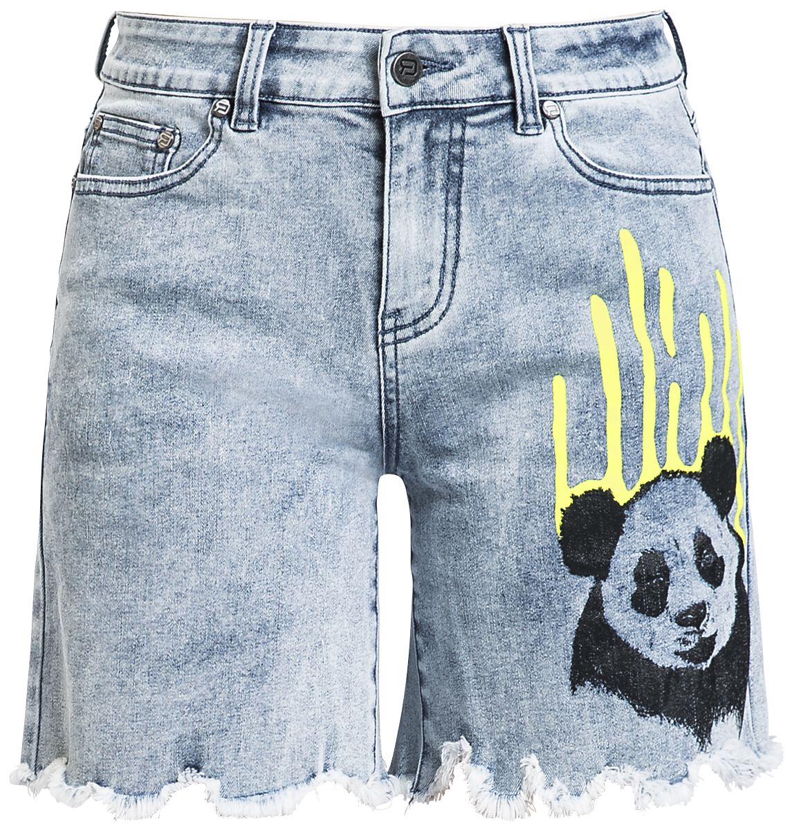 Short für Damen  hellblau "Shorts mit Panda-Bär Print" von RED by EMP von RED by EMP