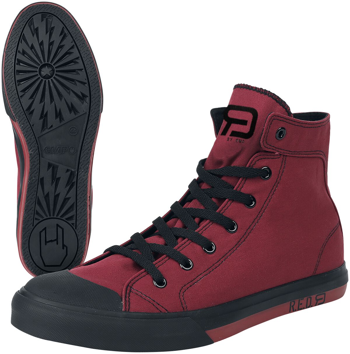Sneaker high rot "Walk The Line" von RED by EMP Sneaker high rot "Walk The Line" von RED by EMP von RED by EMP