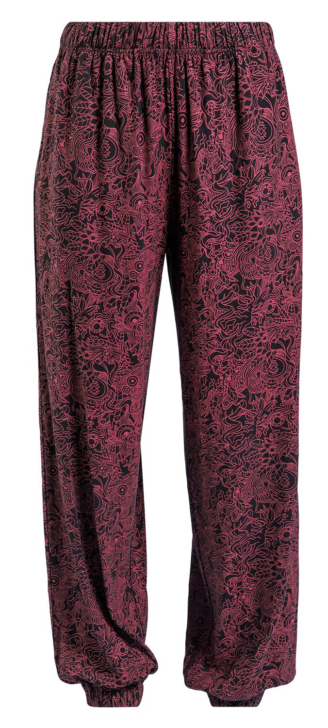 Stoffhose für Damen  schwarz "Pants With Alloverprint" von RED by EMP Stoffhose für Damen  schwarz "Pants With Alloverprint" von RED by EMP von RED by EMP
