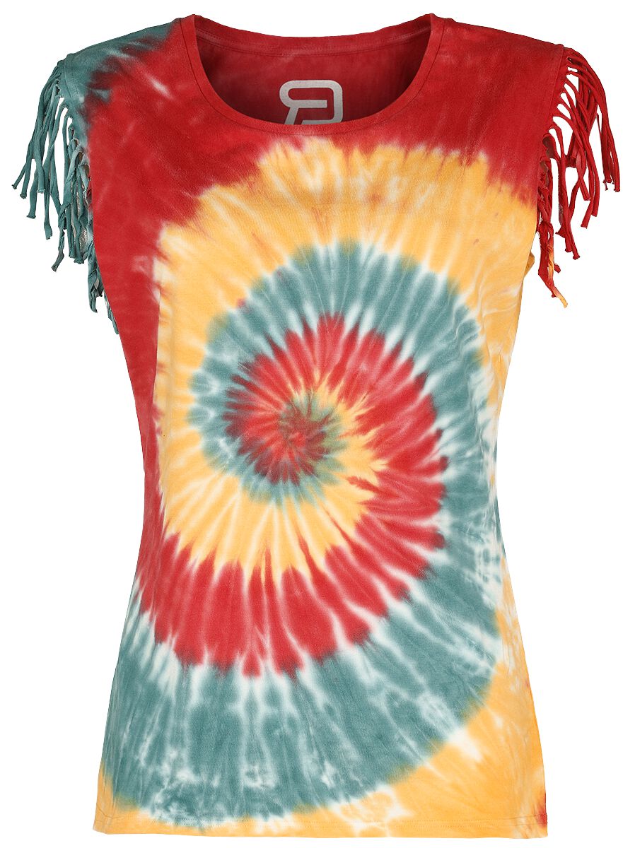 T-Shirt für Damen  multicolor "T-Shirt mit Multicolor Batik- Waschung" von RED by EMP von RED by EMP