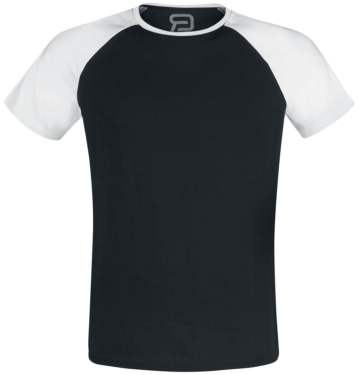 T-Shirt für Männer  schwarz/weiß "Short Raglan Road" von RED by EMP von RED by EMP