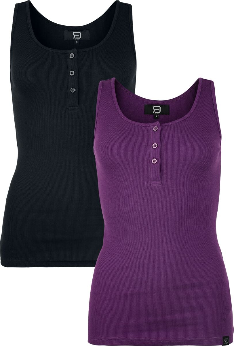 Top für Damen schwarz/lila "Double Pack" von RED by EMP Top für Damen schwarz/lila "Double Pack" von RED by EMP von RED by EMP