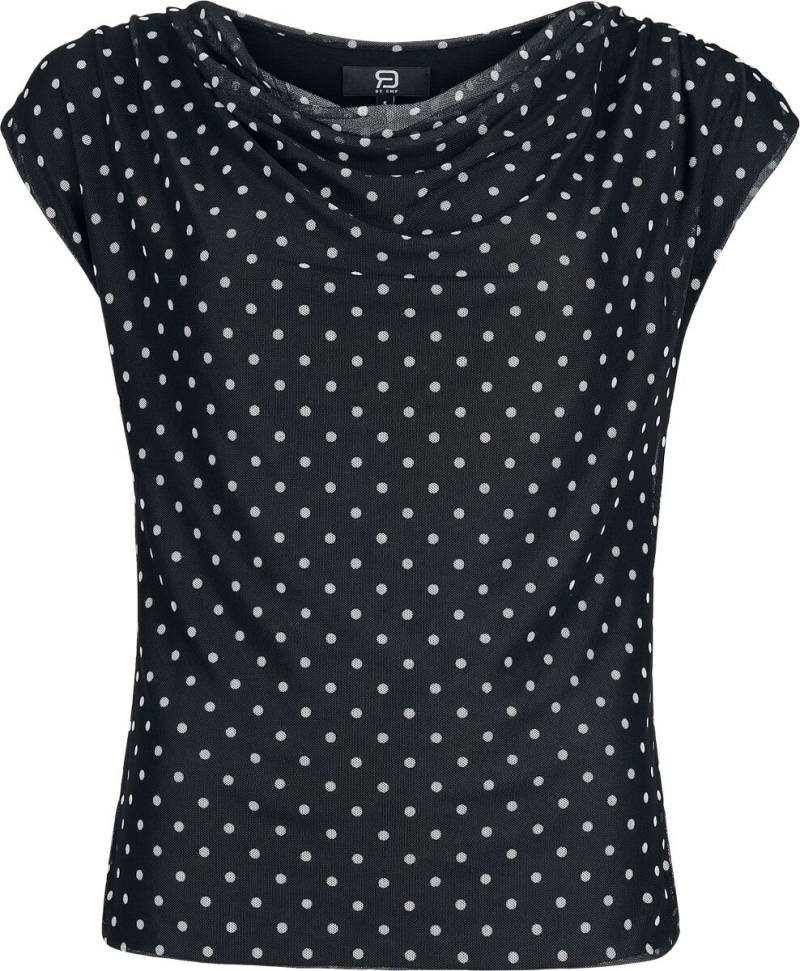 Top für Damen  schwarz "Polka Dot Basic Top" von RED by EMP von RED by EMP