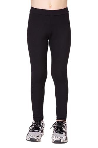 REDAR Leggings Mädchen Kinder Einfarbige Baumwoll Leggings Ganzkörperansicht Radfahren Freizeitkleidung Nicht durchsichtige Strumpfhosen Praktische Hosen für Kinder im Alter von 2 bis 13 Jahren von REDAR