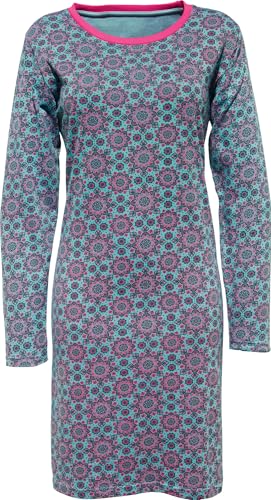 REDBEST Damen-Nachthemd Single-Jersey türkis Größe 44/46 von REDBEST