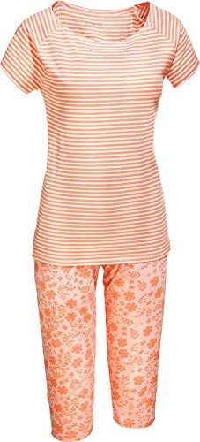 REDBEST Damen-Schlafanzug Single-Jersey Mandarine Größe 44 von REDBEST