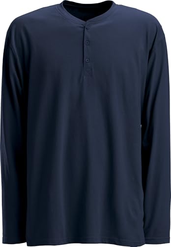 REDBEST Herren-Langarmshirt Single-Jersey Marine Größe 54 von REDBEST