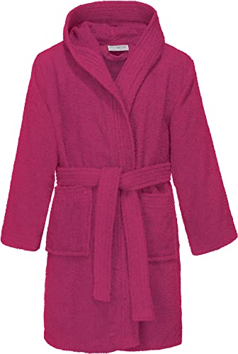 REDBEST Kinder-Kapuzen-Bademantel 100% Baumwolle Frottier, Serie Chicago - saugstark, strapazierfähig, mit Taschen und Bindegürtel REDBEST Kinder-Kapuzen-Bademantel 100% Baumwolle Frottier, Serie Chicago - saugstark, strapazierfähig, mit Taschen und Bindegürtel von REDBEST