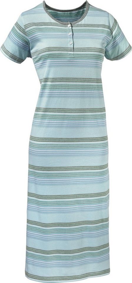 REDBEST Nachthemd Damen-Nachthemd Single-Jersey Streifen von REDBEST