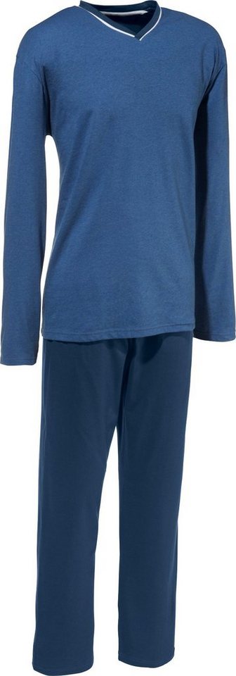 REDBEST Pyjama Herren-Schlafanzug Single-Jersey Uni von REDBEST