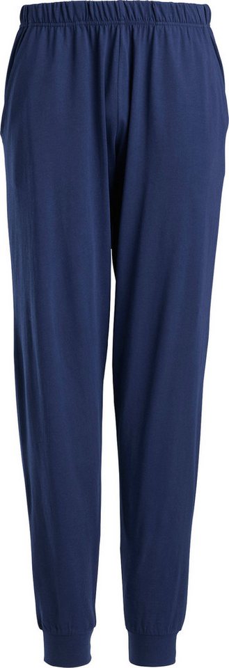 REDBEST Schlafhose Herren-Hose, lang mit Bündchen Single-Jersey Uni von REDBEST