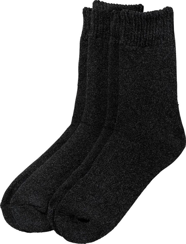 REDBEST Socken Herren-Thermo-Socken 2 Paar Uni von REDBEST