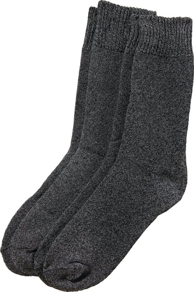 REDBEST Socken Herren-Thermo-Socken 2 Paar Uni von REDBEST