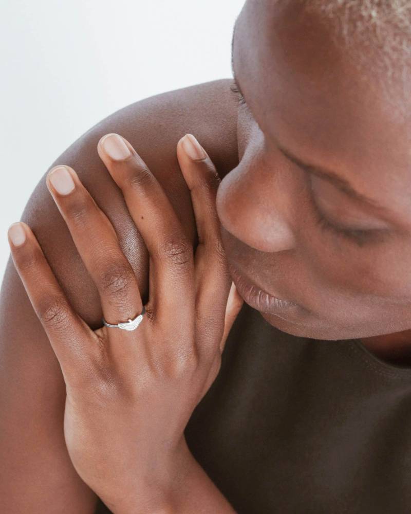 925 Sterling Silber Ring - Vogel Minimalist Layering Stapelring Redcherryblvd von REDCHERRYBLVD