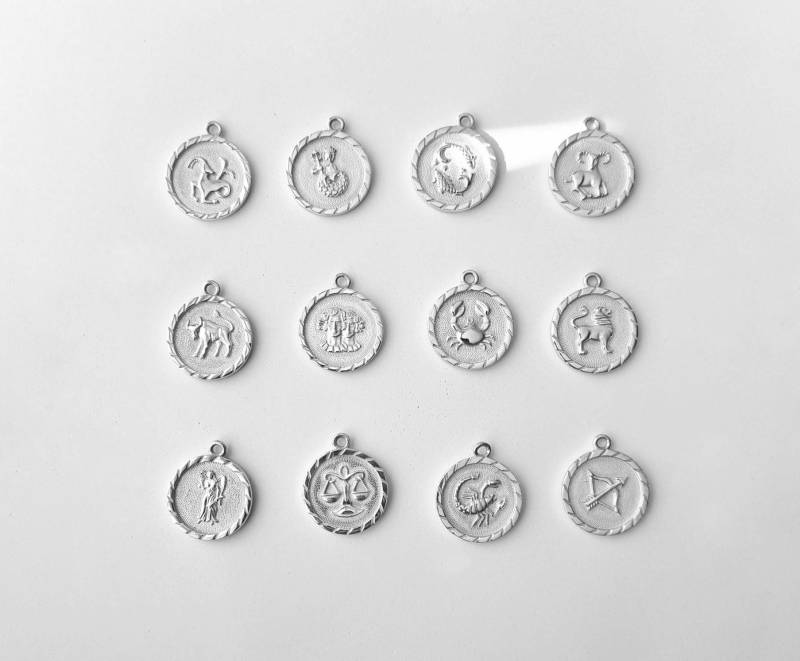 925 Sterling Silber - Sternzeichen Schmuck Halskette Sternbild Layering Stacking von REDCHERRYBLVD