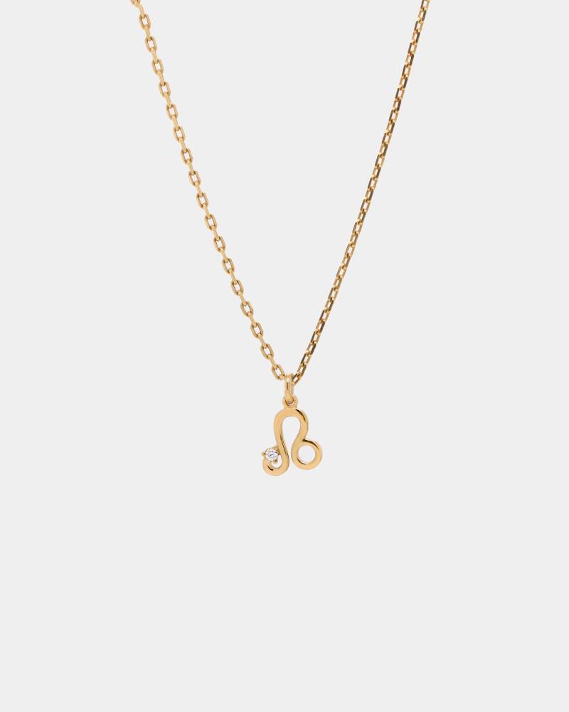 Wasserdicht - Leo 18K Gold Vermeil Sternzeichen Löwe Kette Layering Schmuck von REDCHERRYBLVD