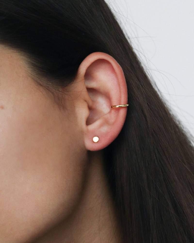 Wasserdicht - Ohrklemme 18K Gold Vermeil Helix Stapeln Schichten von REDCHERRYBLVD