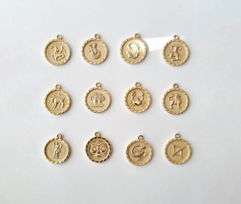 Wasserdicht - Sternzeichen Schmuck 18K Gold Vermeil Halskette Sternbild Schichtung Stapeln von REDCHERRYBLVD