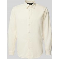 Redefined Rebel Regular Fit Cordhemd mit Kentkragen Modell 'TRISTAN' in Offwhite, Größe M von Redefined Rebel