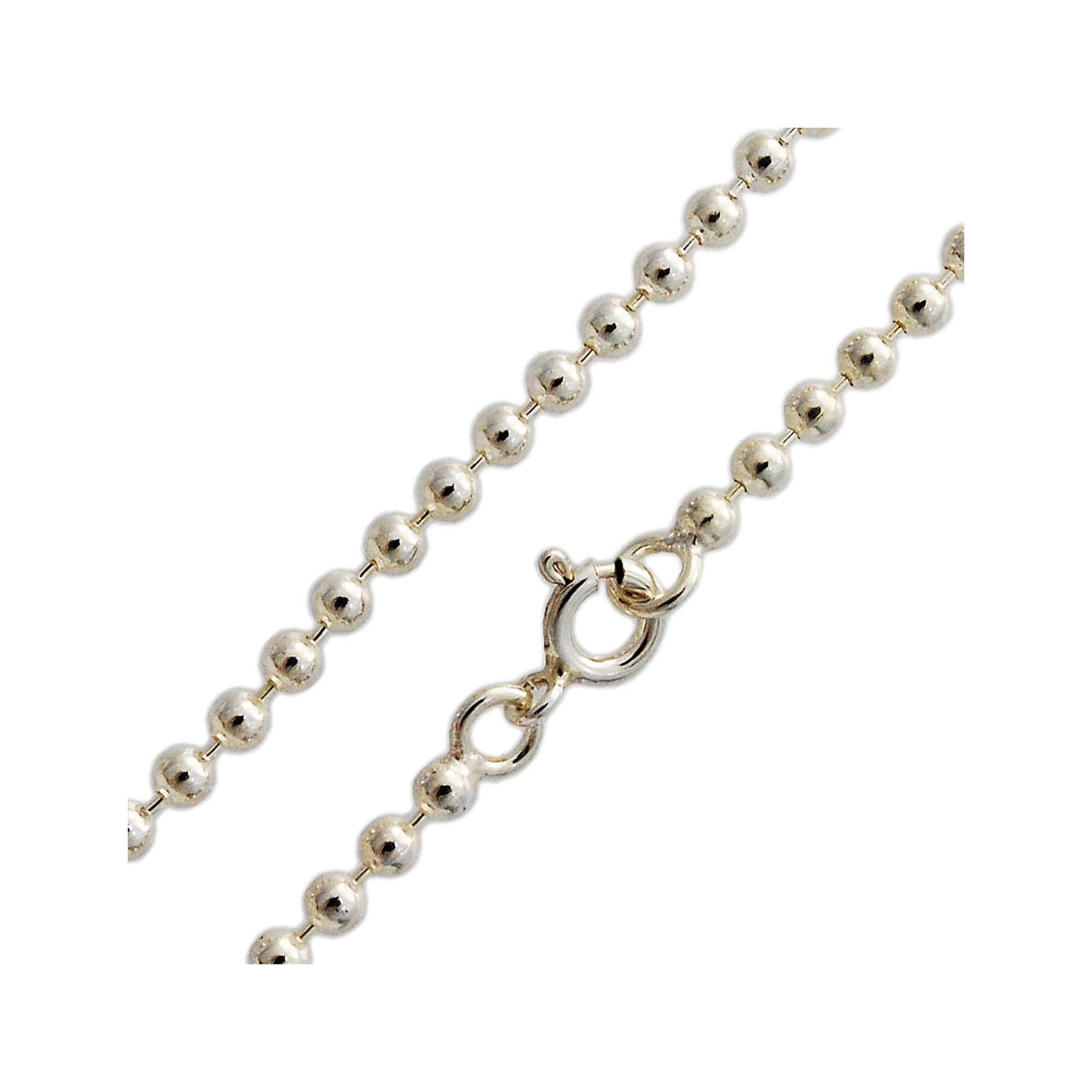 2mm/Kugelkette/Halskette/925 Sterling Silber/Silber Kugelkette/Biker Schmuck/Halskette Für Anhänger/Herren/Frauen N-Ch002 von REDGATECASTLE