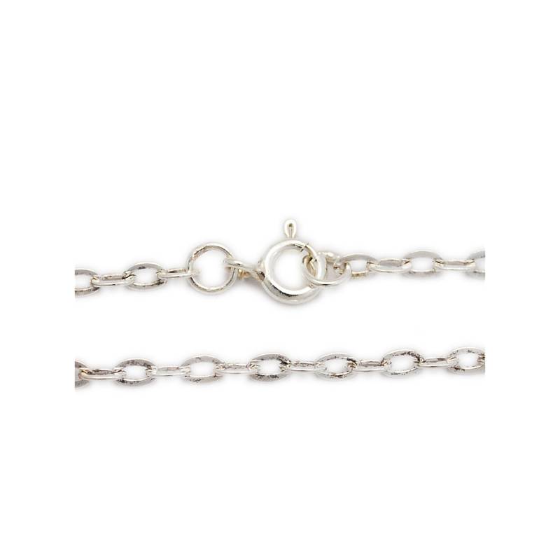 3mm Breite/20Inches/50cm Lang/Halskette/925 Sterling Silber/Silber Kette/Biker Schmuck/Halskette Für Anhänger/Herren/Frauen N-Ch007 von REDGATECASTLE