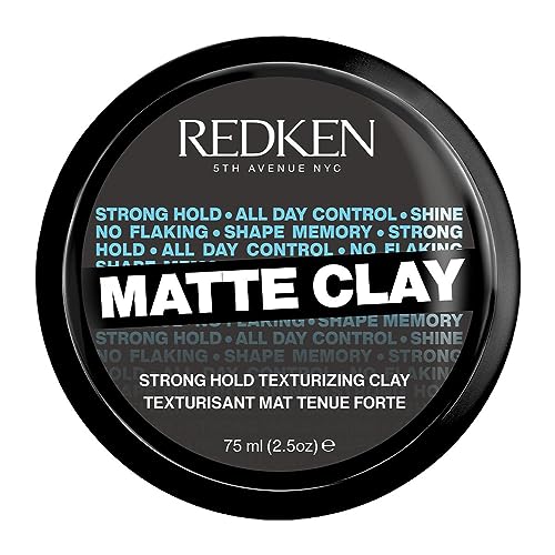 REDKEN Matte Clay | Stylingknete für einen flexiblen Bettenkopfhalt | Für Damen und Herren | Farbsichere Formel mit UV-Filtern | 50ml von Redken