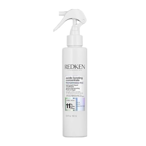 Redken Flüssiger Spray-Conditioner für dünnes oder geschädigtes Haar, Mit Zitronensäure, Reparierende & volumengebende Wirkung, Acidic Bonding Concentrate Lightweight Liquid Conditioner, 1x190ml von REDKEN