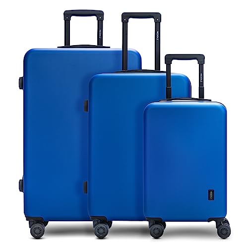 REDOLZ Hartschalen Koffer-Set 3-teilig | Leichte Reise-Trolleys aus hochwertigem, robustem ABS Material | Ultra-leicht für Damen & Herren | 4 Doppelrollen & TSA-Schloss (Essentials 09) von REDOLZ