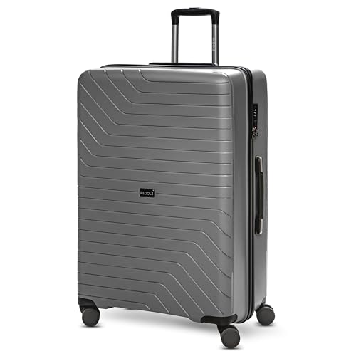 REDOLZ Hartschalen Check-in Koffer | Großer XL Trolley 50 x 30 x 75 cm aus hochwertigem, leichtem Polypropylen Material | 4 Doppelrollen & TSA-Schloss für Damen & Herren (Essentials 05) von REDOLZ