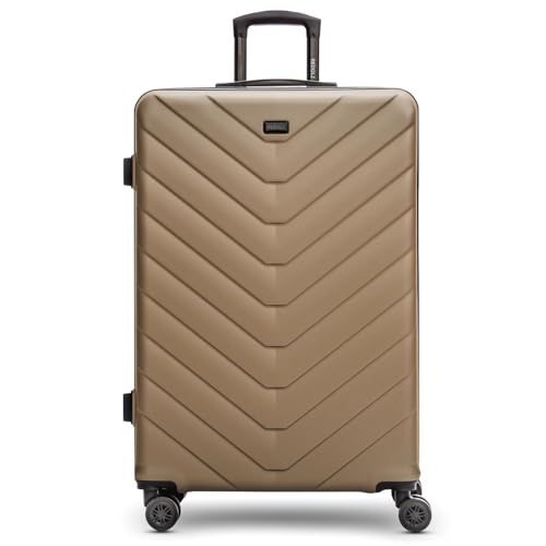 REDOLZ Hartschalen Koffer | Leichter Trolley 52 x 29 x 79 cm - hochwertiges ABS Material | Männer/Frauen - 4 Doppelrollen & TSA-Schloss (Essentials 07) von REDOLZ