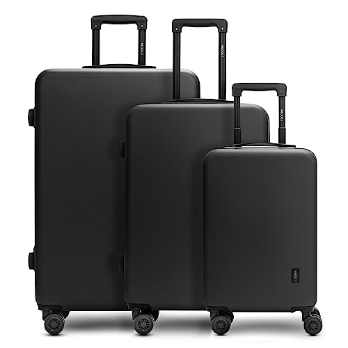 REDOLZ Hartschalen Koffer-Set 3-teilig | Leichte Reise-Trolleys aus hochwertigem, robustem ABS Material | Ultra-leicht für Damen & Herren | 4 Doppelrollen & TSA-Schloss (Essentials 09) von REDOLZ
