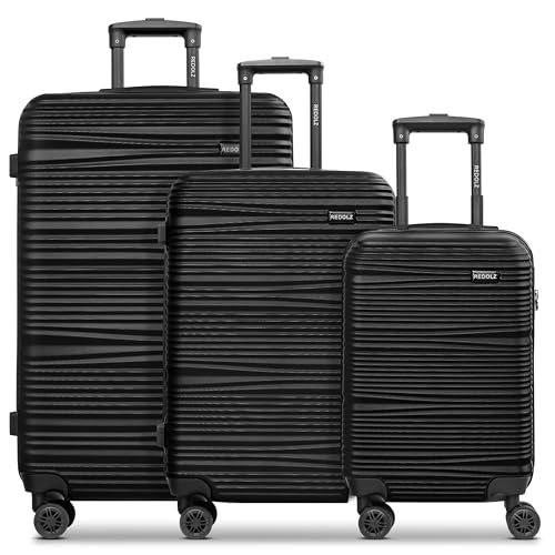 REDOLZ Hartschalen Koffer-Set 3-teilig | Leichte Reise-Trolleys aus hochwertigem, robustem ABS-Material | Ultra-leicht für Damen & Herren | 4 Doppelrollen & TSA-Schloss (Essentials 16) von REDOLZ