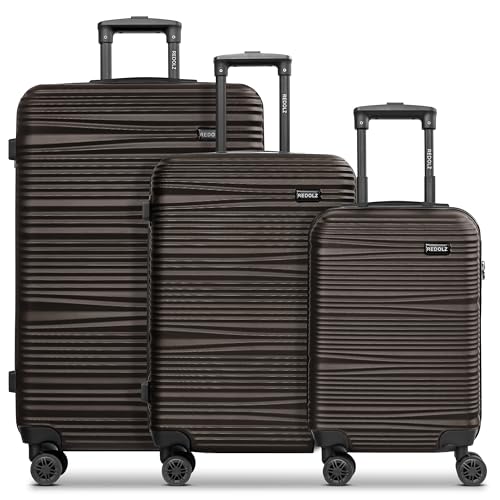 REDOLZ Hartschalen Koffer-Set 3-teilig | Leichte Reise-Trolleys aus hochwertigem, robustem ABS-Material | Ultra-leicht für Damen & Herren | 4 Doppelrollen & TSA-Schloss (Essentials 16) von REDOLZ