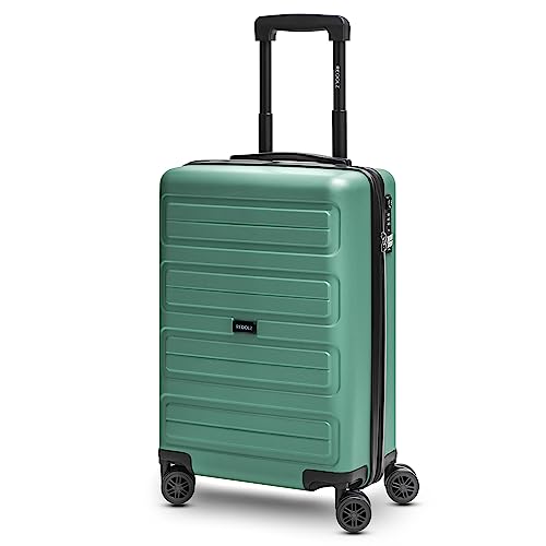 REDOLZ Kleiner Hartschalen Kabinen-Koffer | Cabin-Trolley 38 x 21 x 55 cm aus hochwertigem ABS Material | Ultra-leicht nur 2,74 kg für Damen & Herren | 4 Doppelrollen & TSA-Schloss (Essentials 08) von REDOLZ