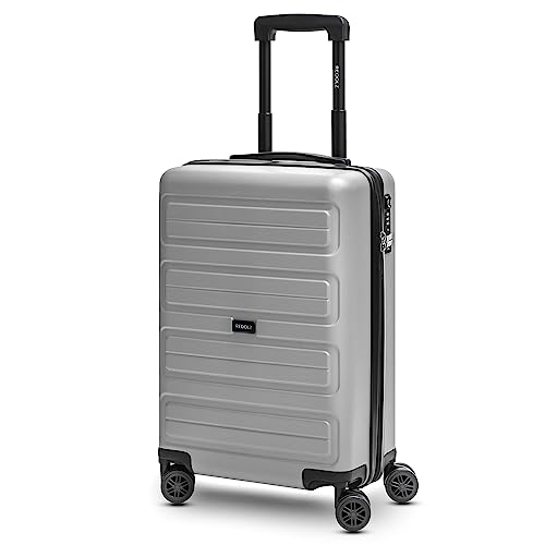 REDOLZ Kleiner Hartschalen Kabinen-Koffer | Cabin-Trolley 38 x 21 x 55 cm aus hochwertigem ABS Material | Ultra-leicht nur 2,74 kg für Damen & Herren | 4 Doppelrollen & TSA-Schloss (Essentials 08) von REDOLZ