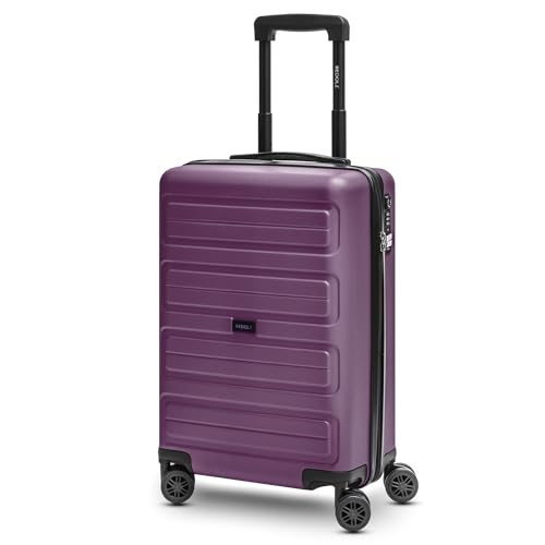 REDOLZ Kleiner Hartschalen Kabinen-Koffer | Cabin-Trolley 38 x 21 x 55 cm aus hochwertigem ABS Material | Ultra-leicht nur 2,74 kg für Damen & Herren | 4 Doppelrollen & TSA-Schloss (Essentials 08) von REDOLZ